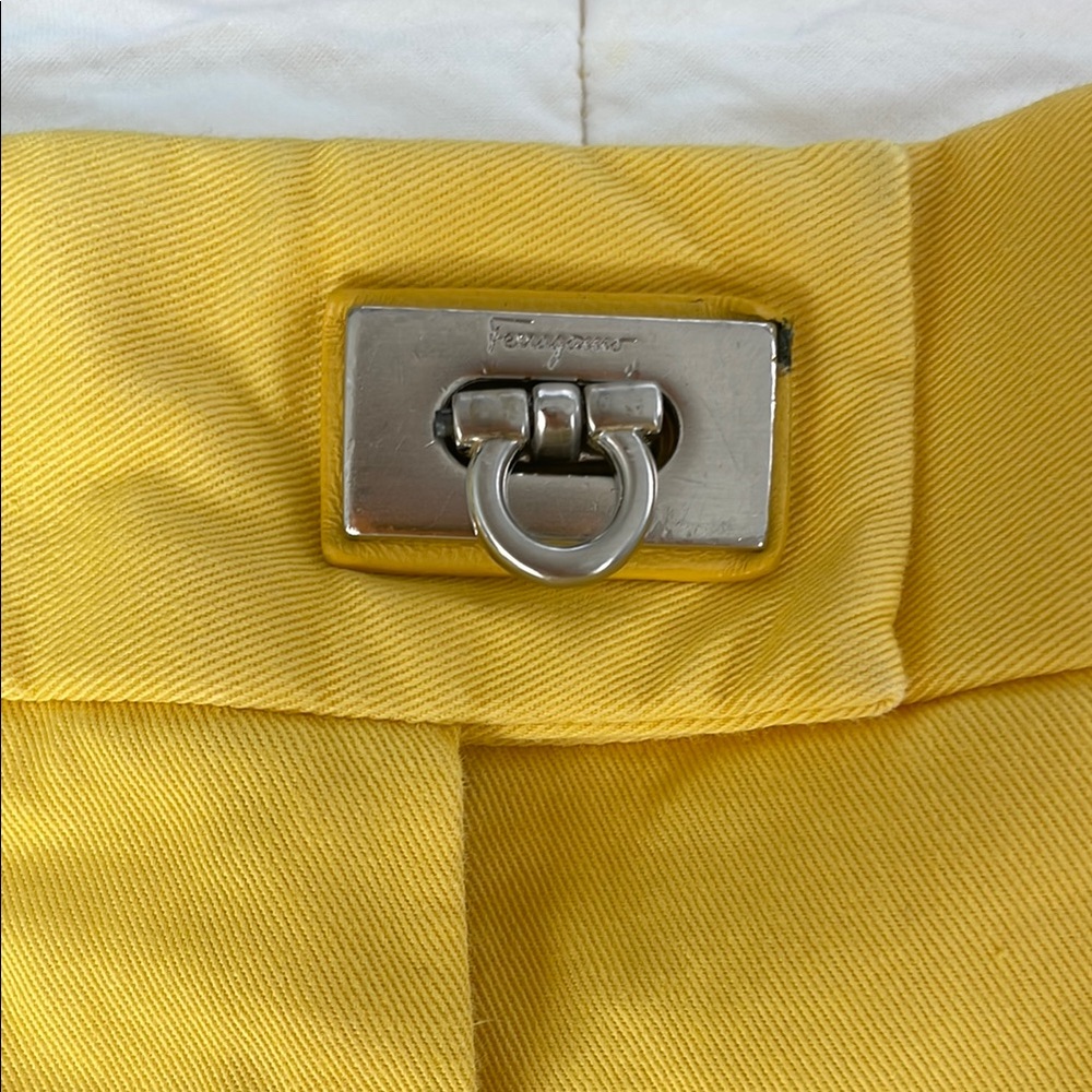 Salvatore Ferragamo Bright Yellow Pants - Picture 2 of 4